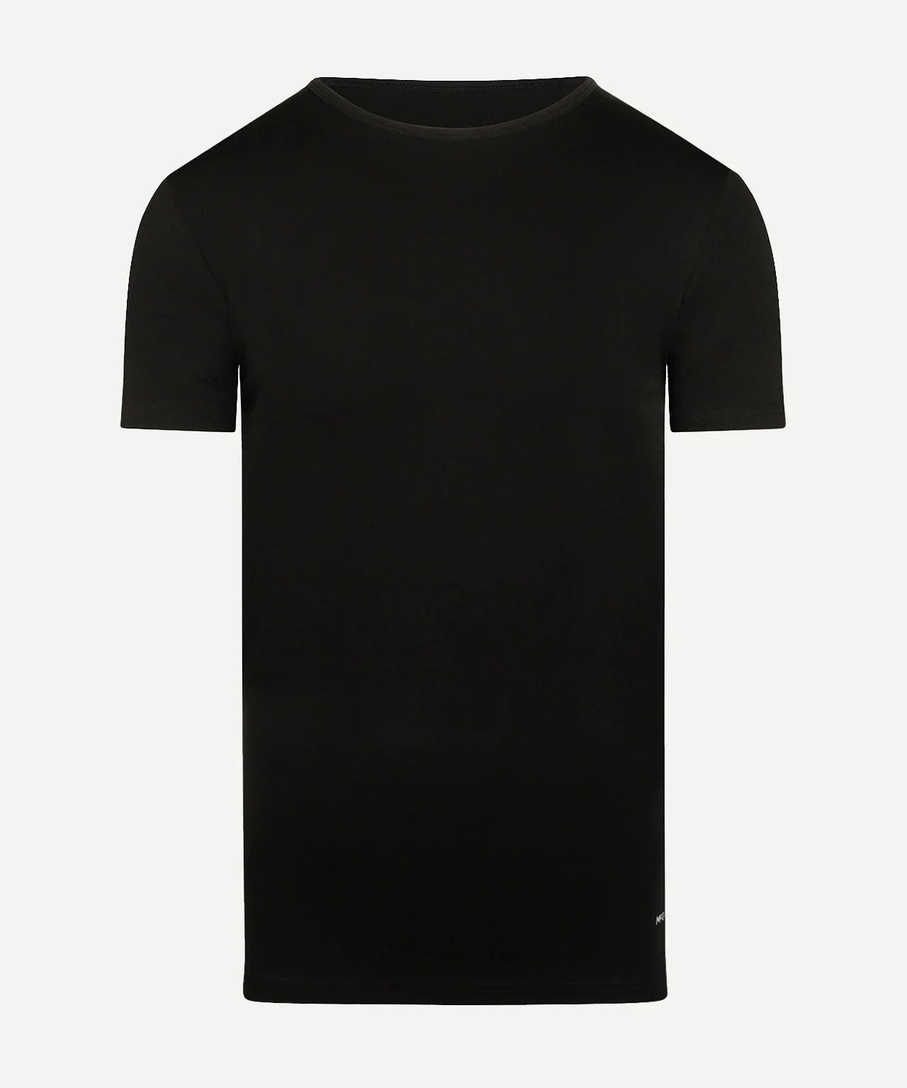 2-pack round neck T-shirts | Black - Image 3