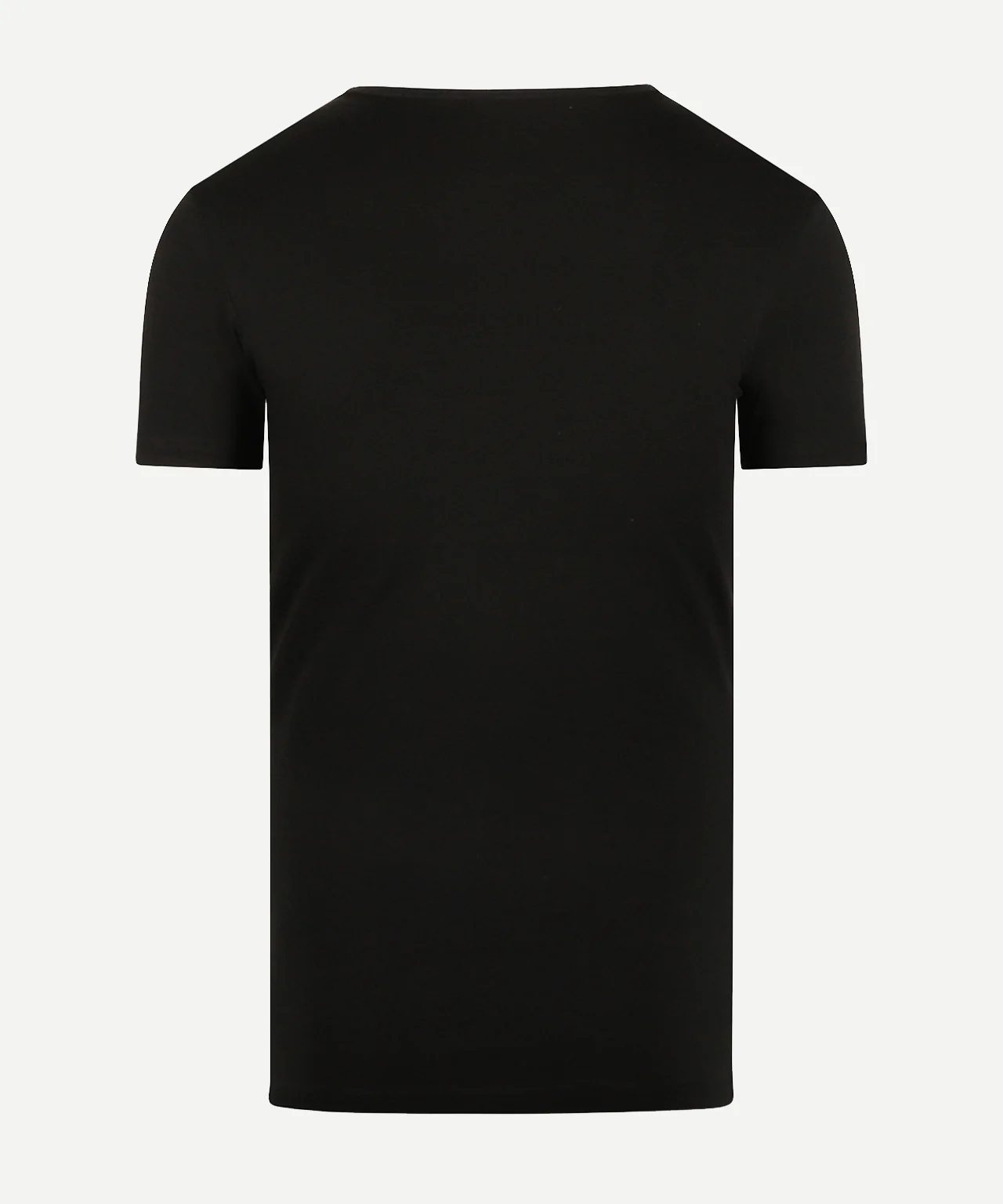 2-pack round neck T-shirts | Black - Image 4