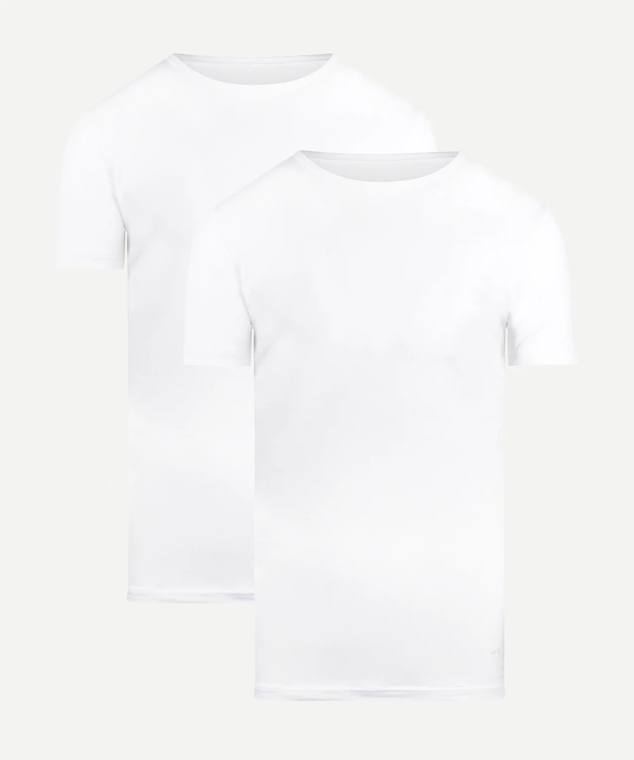 2-pack round neck T-shirts | White