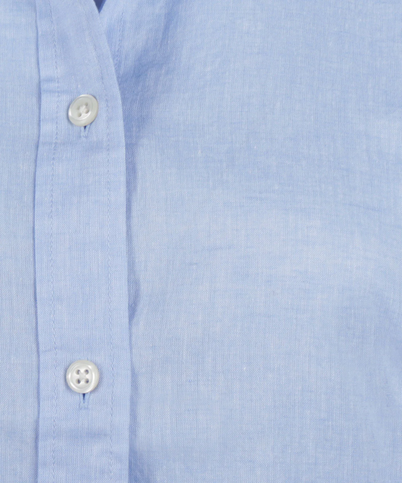 Cotton Linen Blouse | Light Blue - Image 6