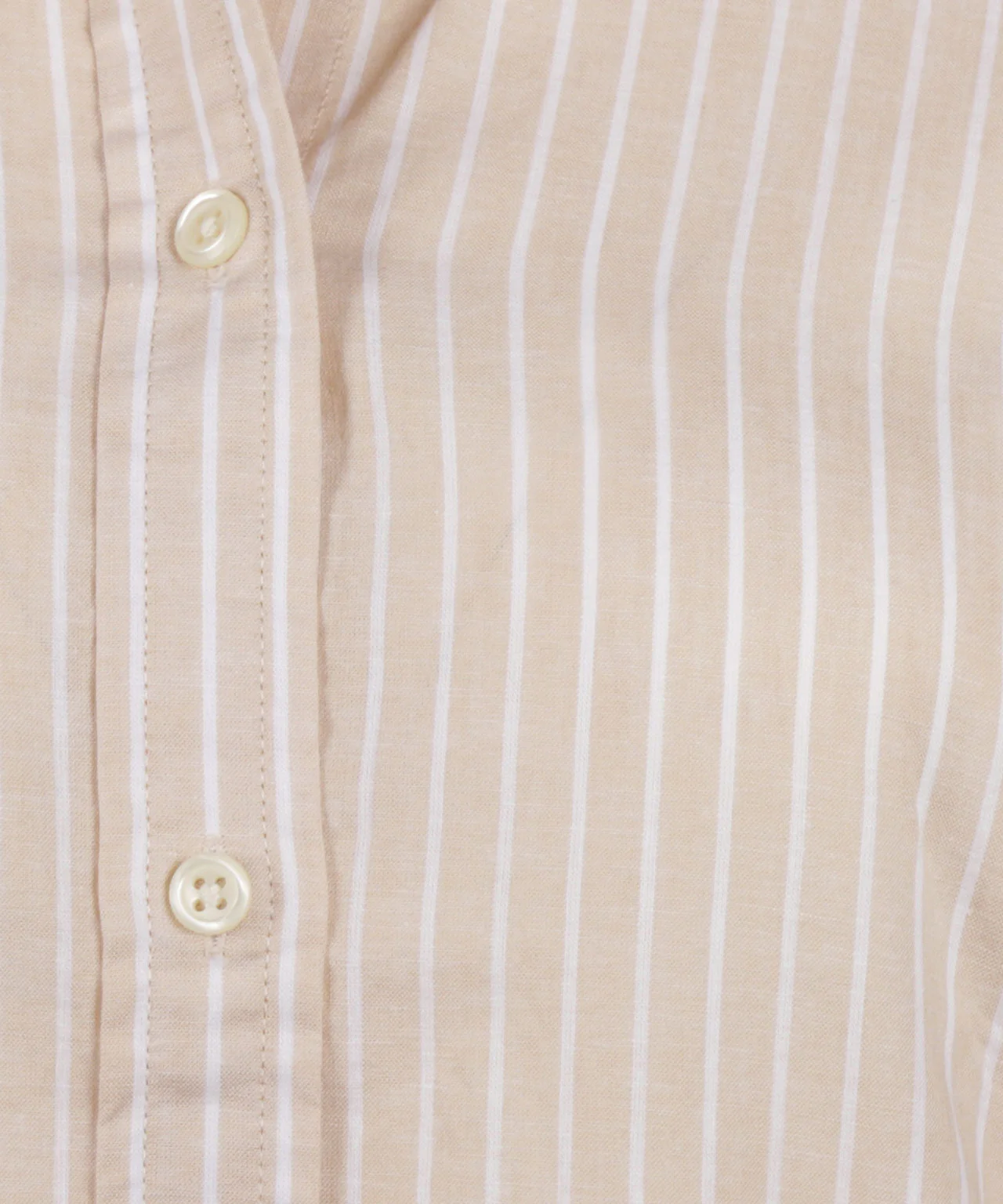Blouse Cotton Linen Stripe | Ecru - Image 6