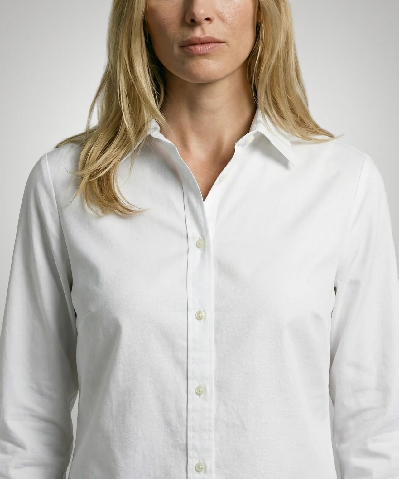 Cotton Linen Blouse | White - Image 5