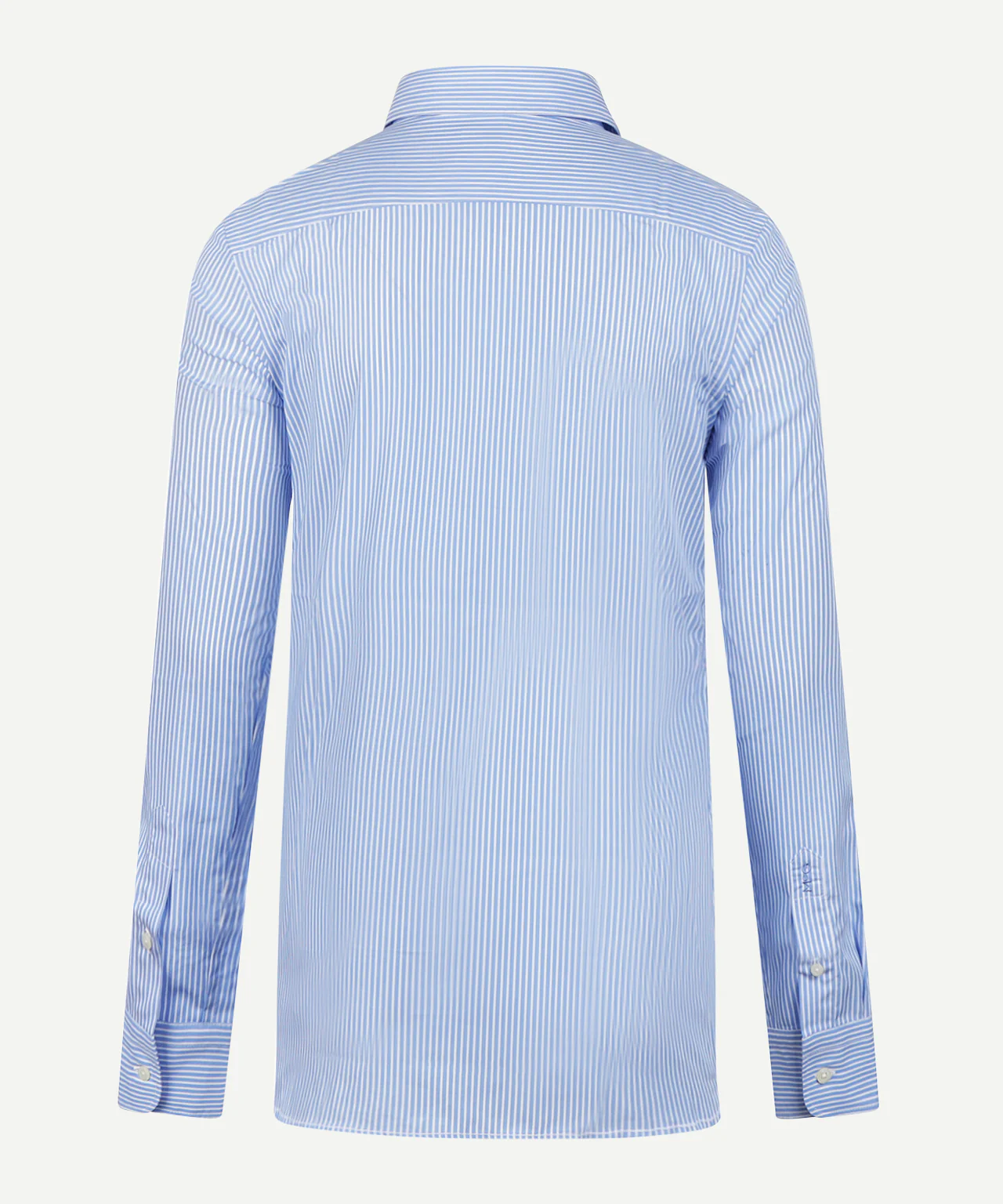 Blouse Poplin Stripe | Light Blue - Image 4