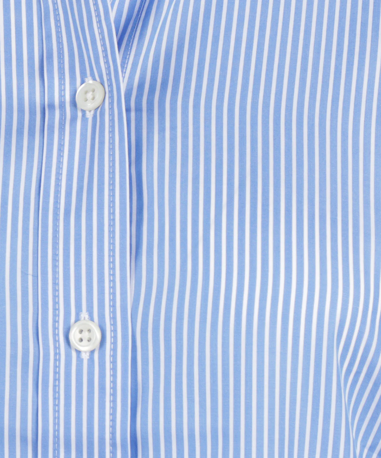 Blouse Poplin Stripe | Light Blue - Image 6