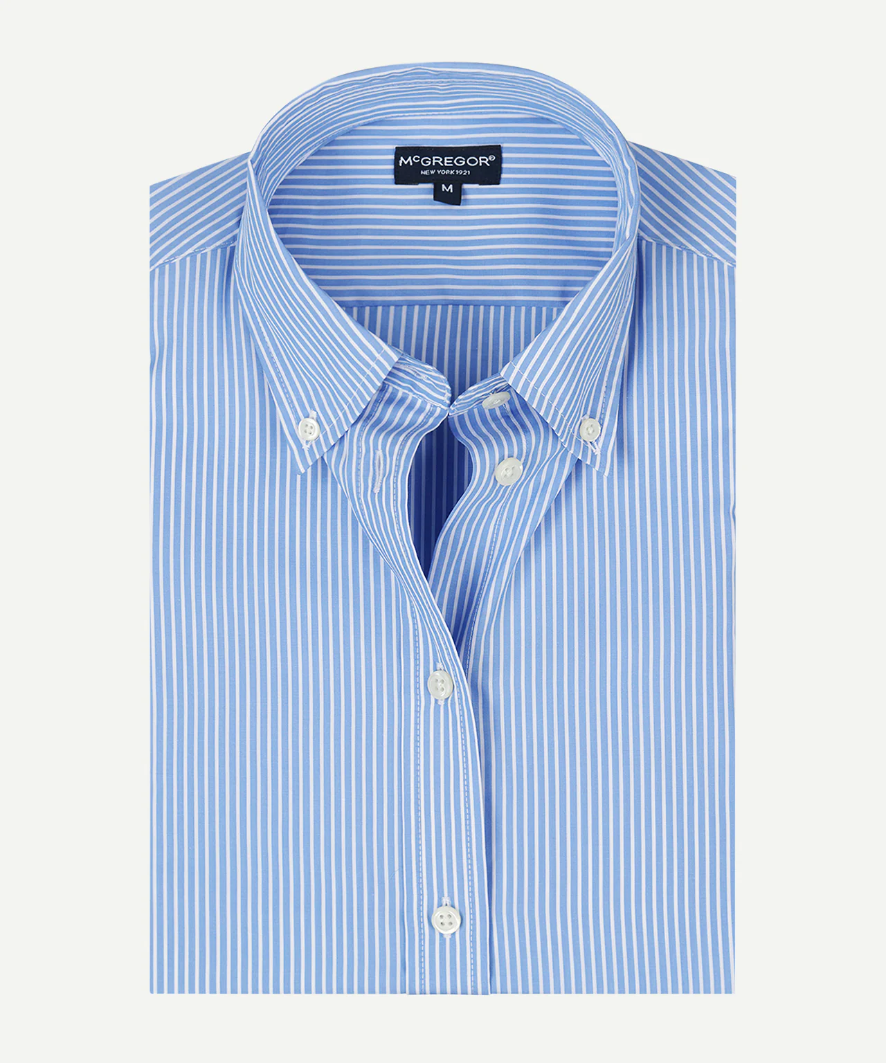 Blouse Poplin Stripe | Light Blue - Image 7