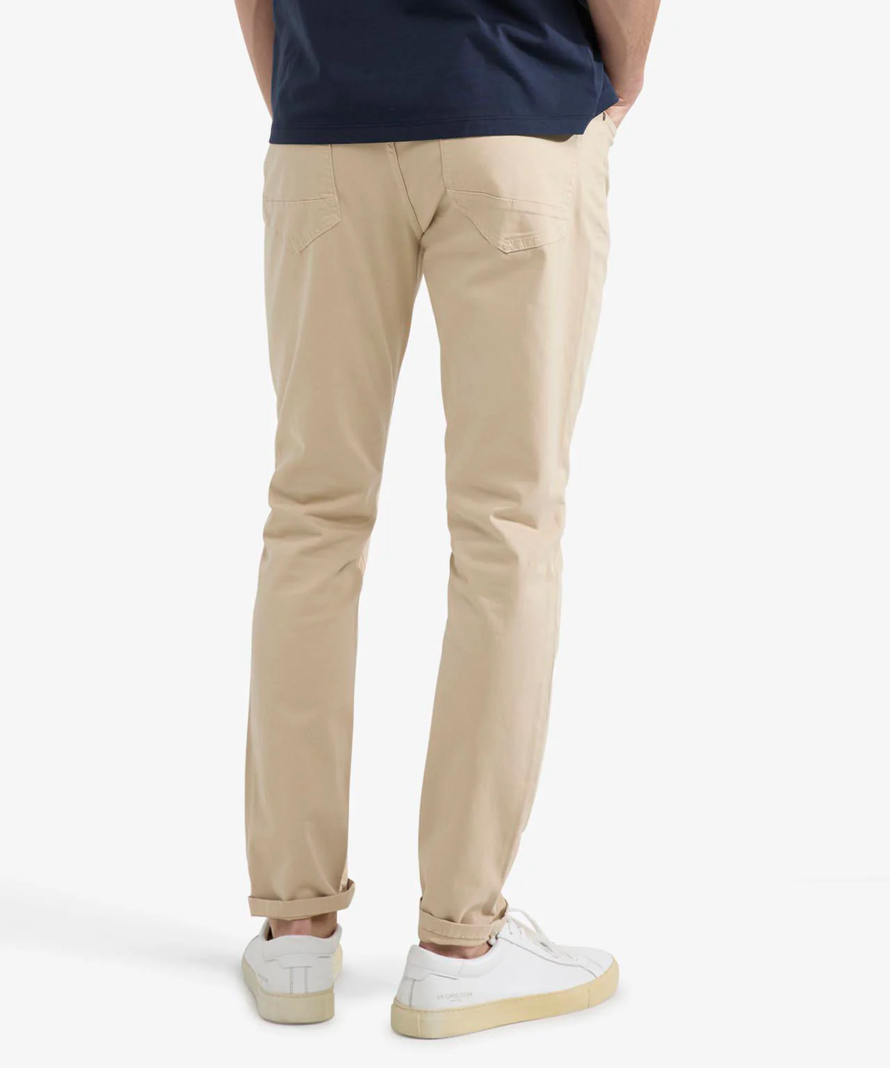 Trousers 5-pocket Slim Fit | Sand - Image 4