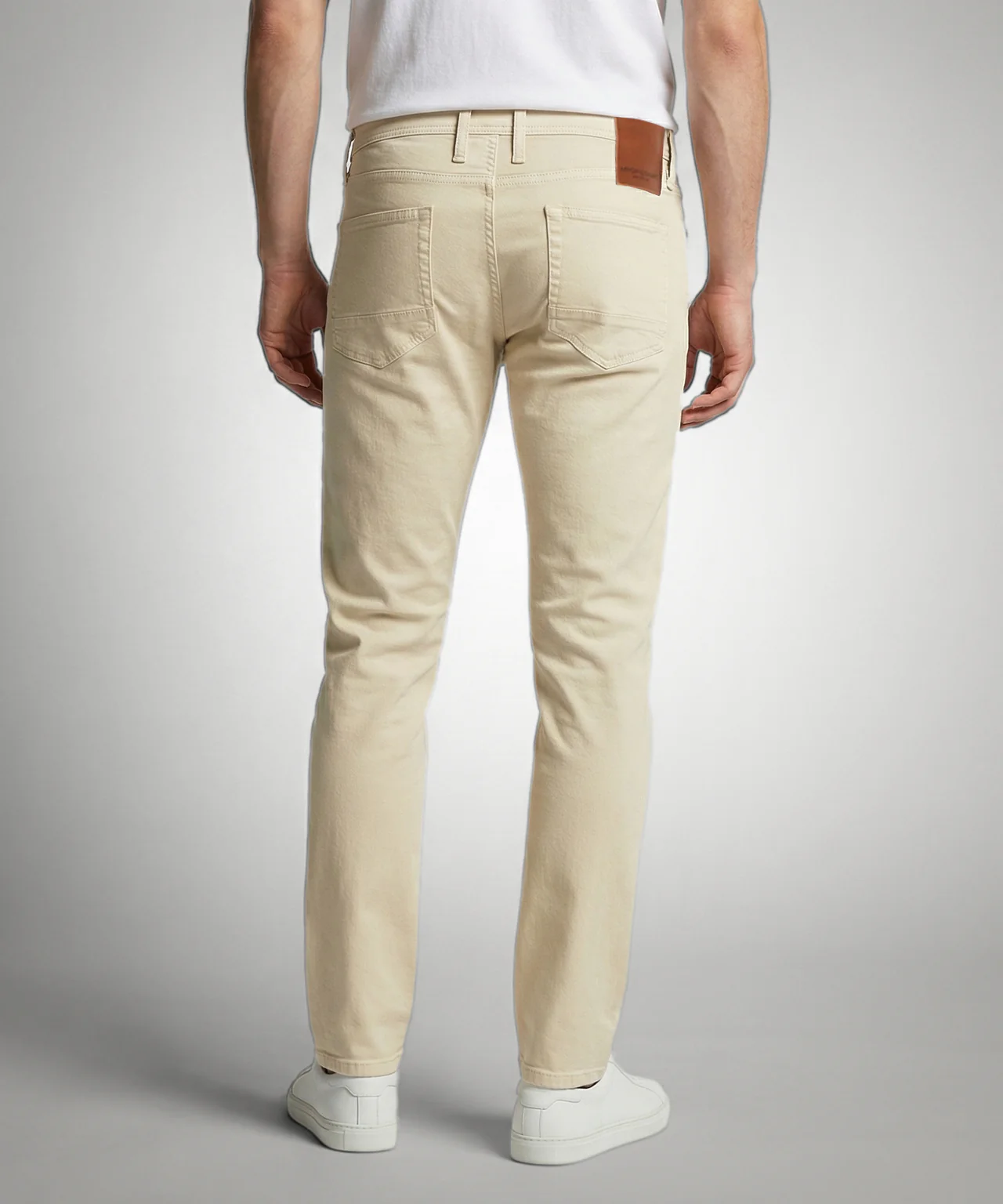 Trousers Five Pocket Garment Dyed | Sand - Image 3