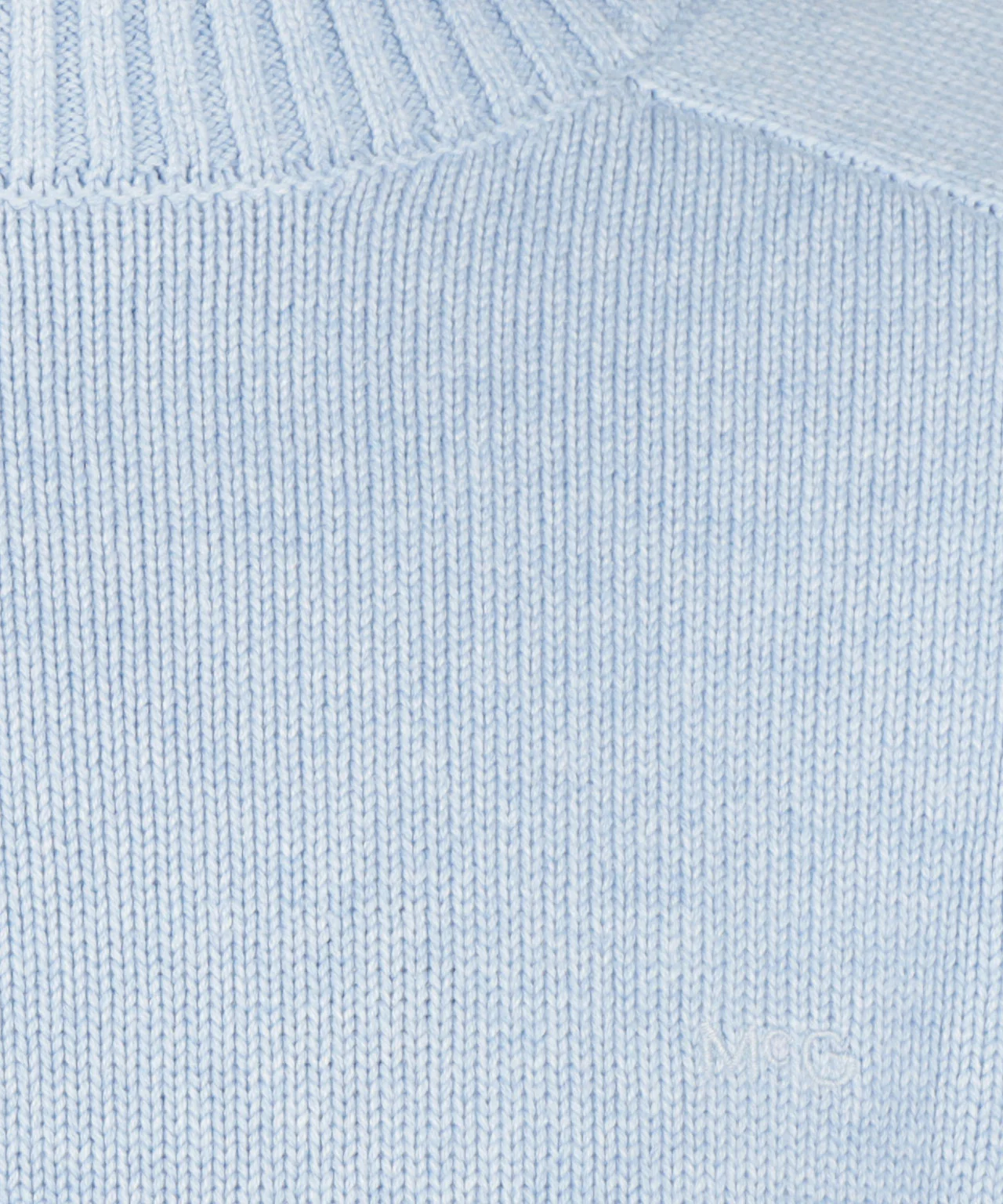 Cotton Crew Neck Sweater | Light Blue - Image 6