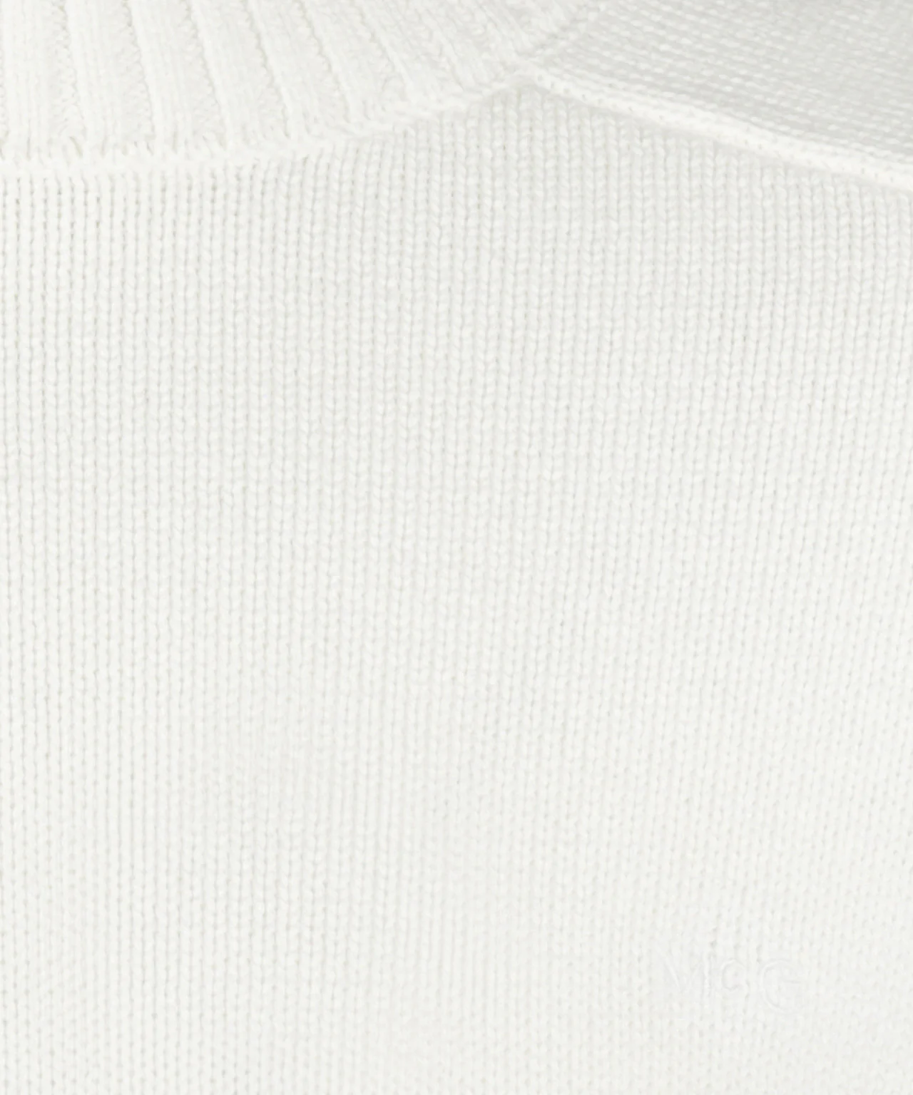 Cotton Crew Neck Sweater | Off White - Image 6