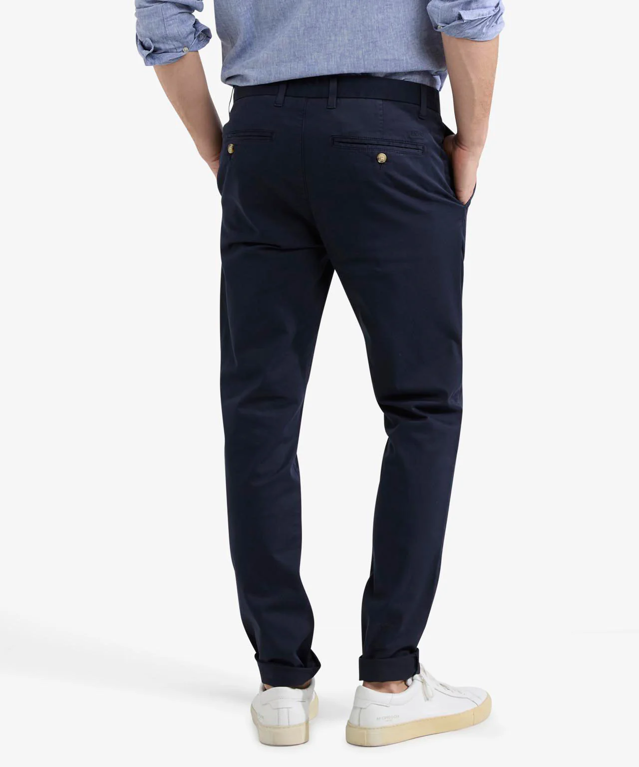 Chino Garment Dyed Modern Fit | Navy - Image 4