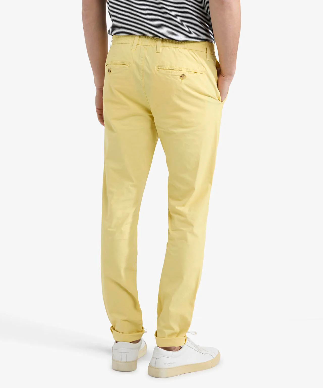 Chino Poplin Modern Fit | LemonYellow - Image 4