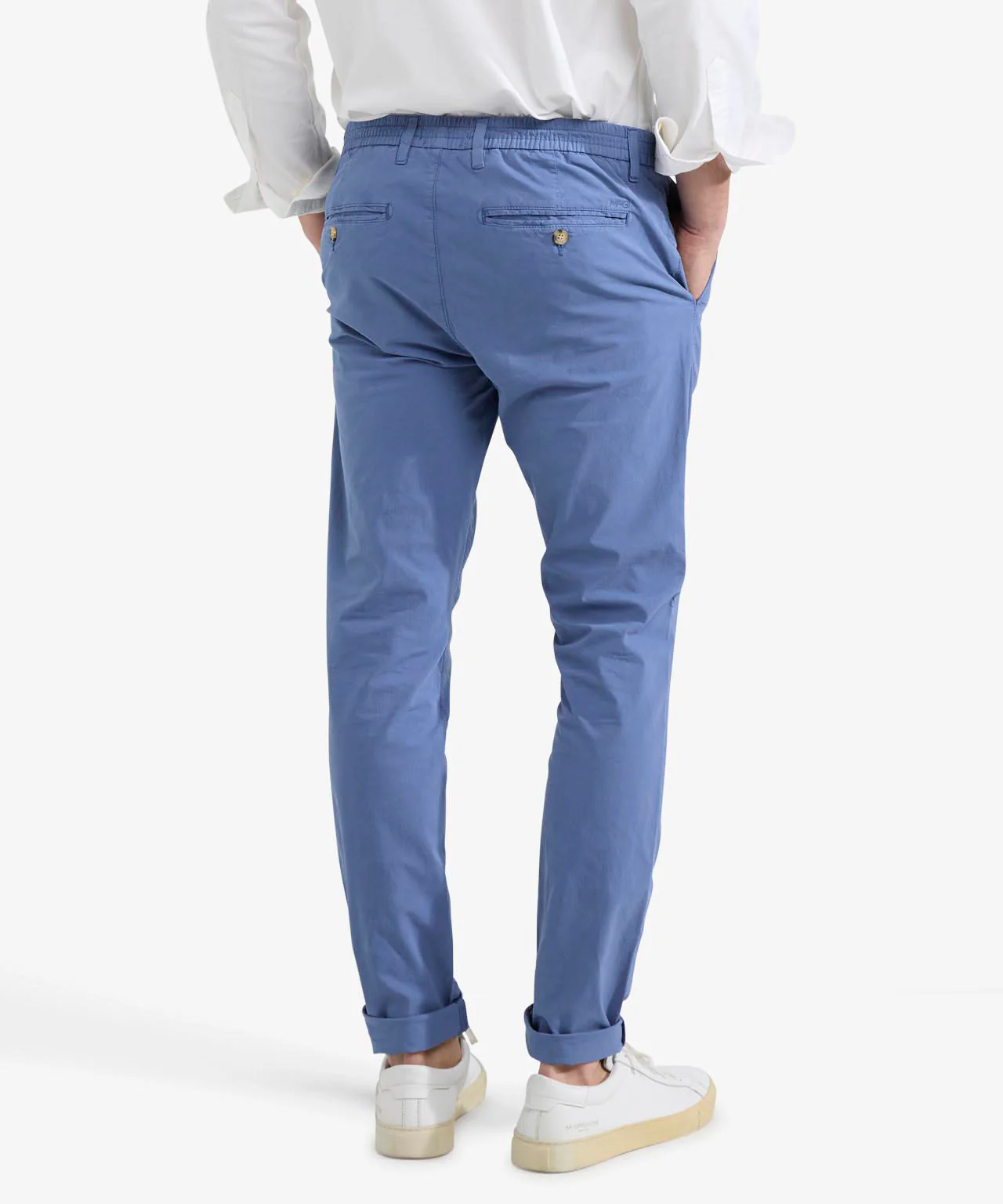 Chino Poplin Modern Fit | Vintage Blue - Image 4