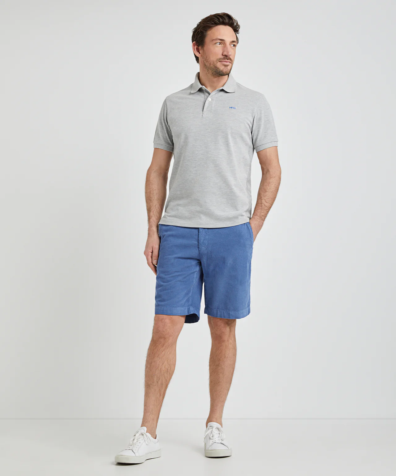 Classic Polo Regular Fit | Medium Gray Melange - Image 3