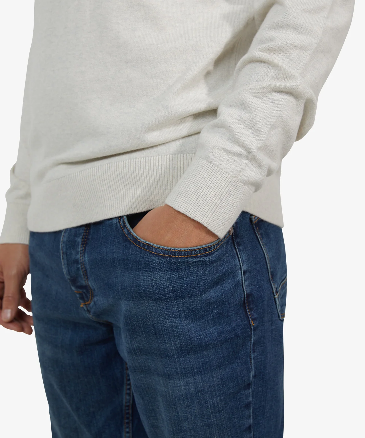 Turtleneck Cotton Merino Wool | Off White - Image 7