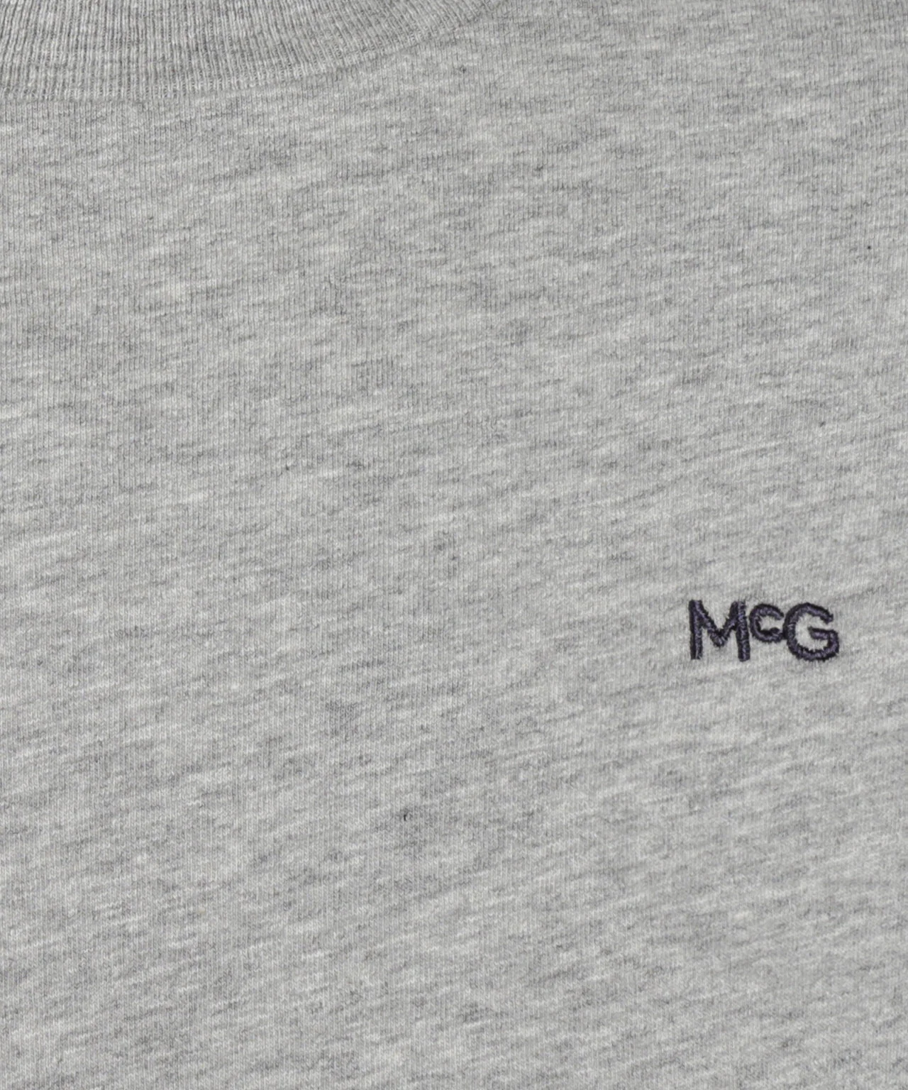 Essential MCG Embr T-Shirt | Medium Gray Melange - Image 6