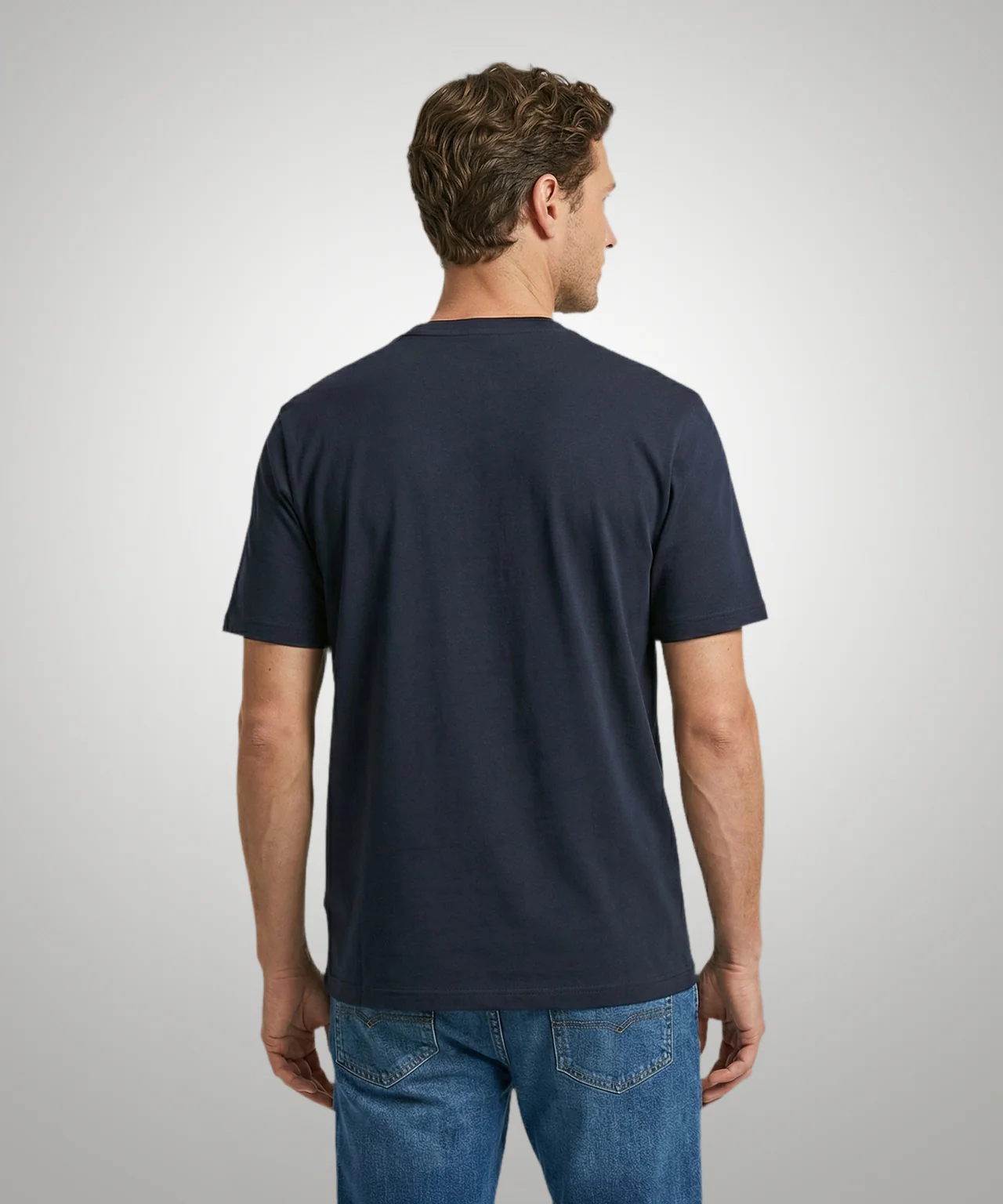 Essential MCG Embr T-Shirt | Navy - Image 3