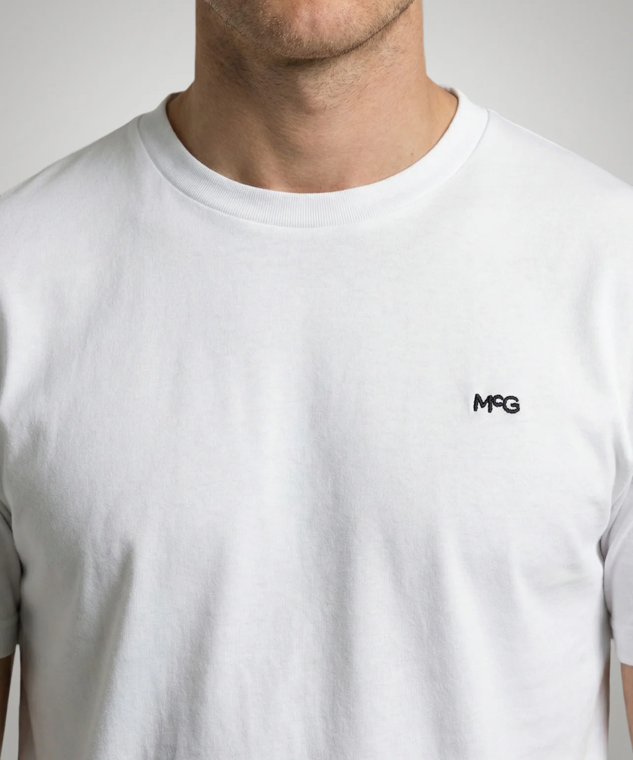 Essential MCG Embr T-Shirt | White - Image 5
