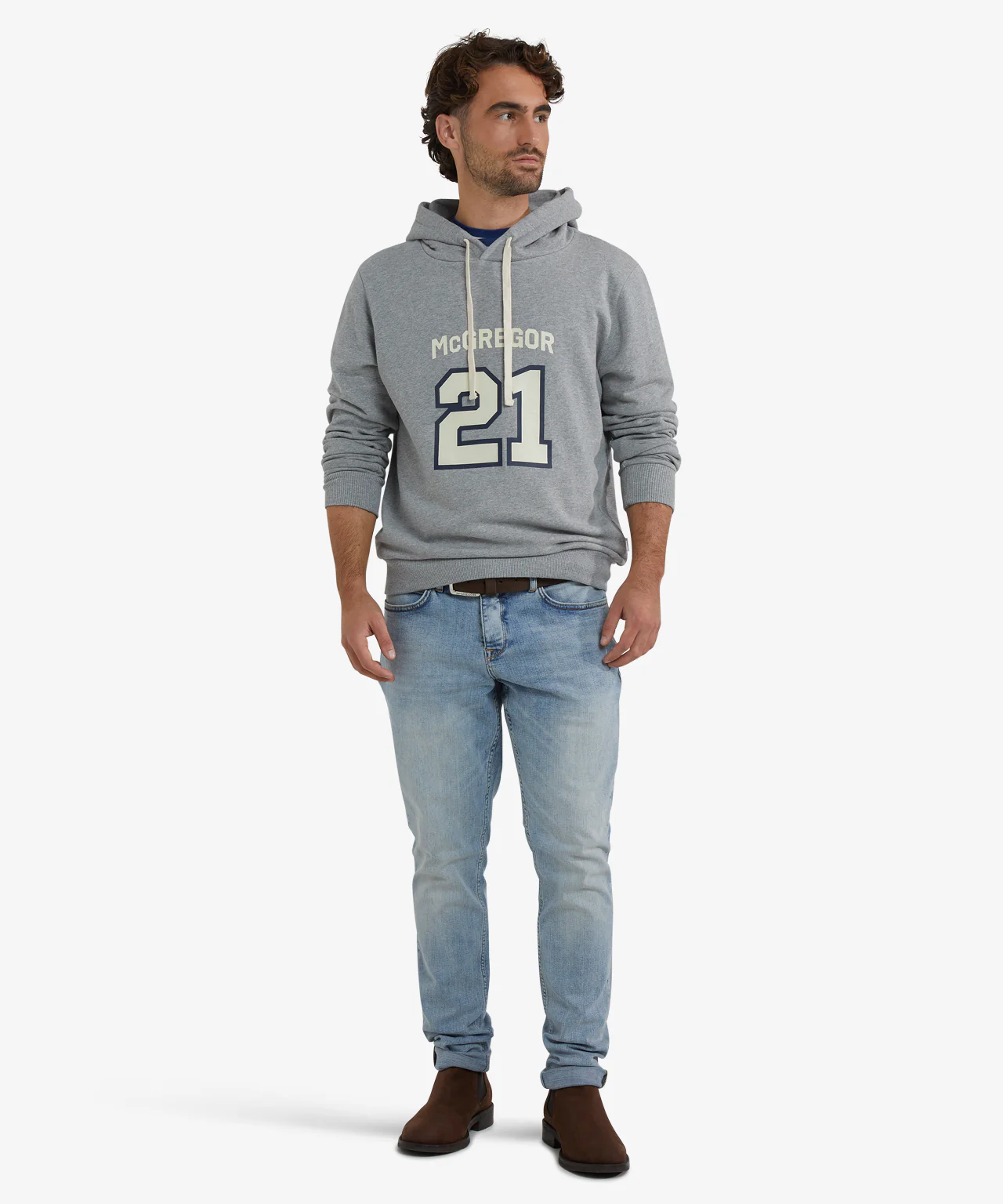 Hoody Graphic 21 | Medium Gray Melange - Image 3
