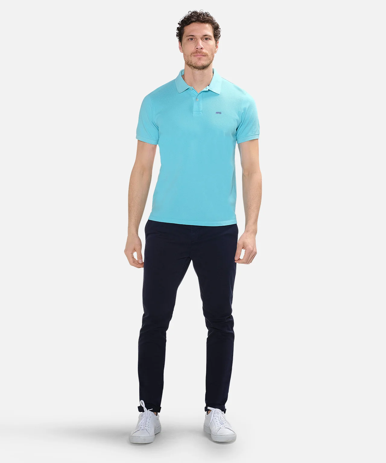 Classic Polo Regular Fit | Aqua - Image 4