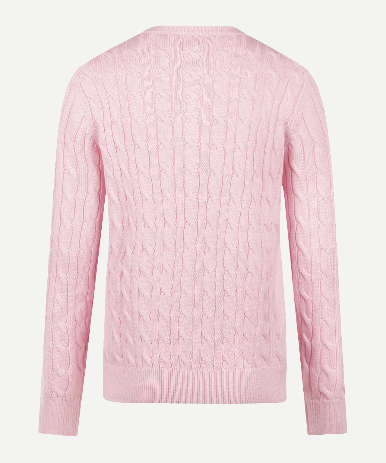 Cardigan Cable Knit Cotton-Cashmere | Light Pink - Image 4