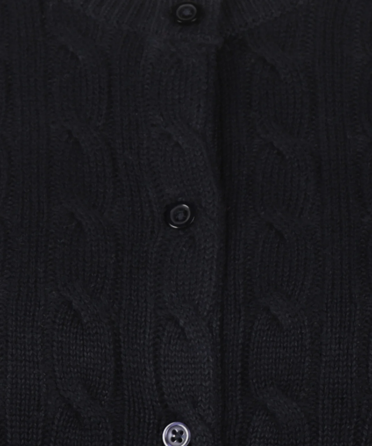 Cardigan Cable Knit Cotton-Cashmere | Navy - Image 6