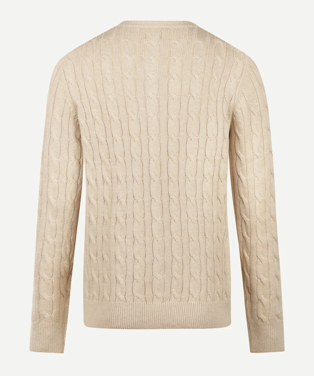 Cardigan Cable Knit Cotton-Cashmere | Sand - Image 4