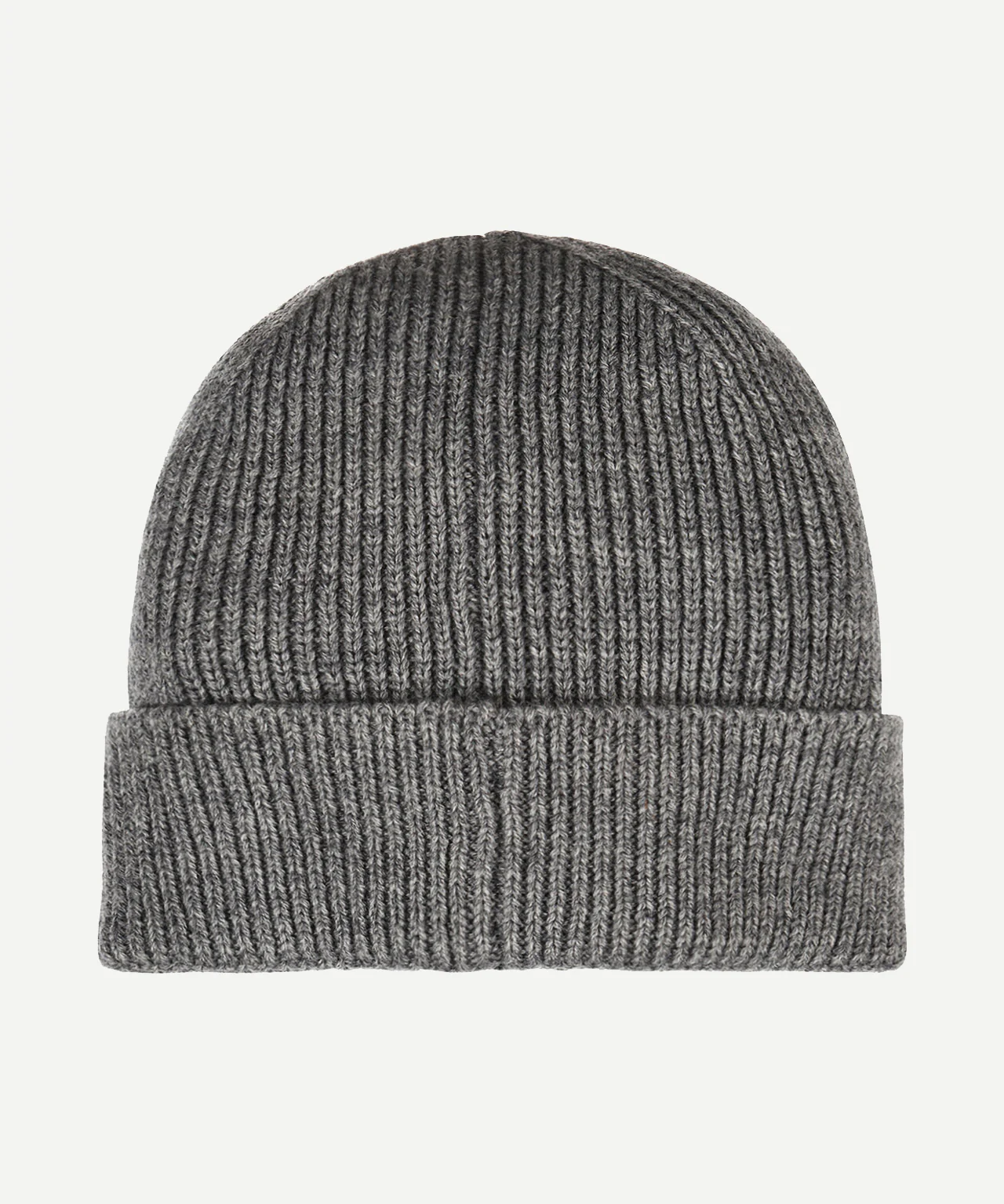 Knitted Hat | Medium Grey Melange - Image 3