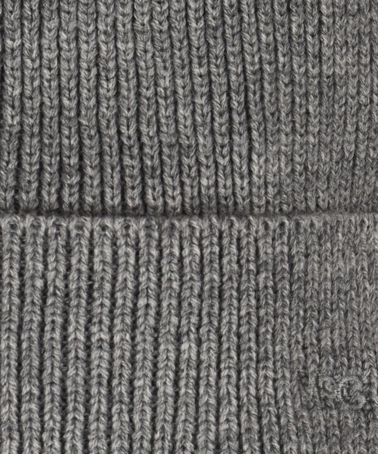 Knitted Hat | Medium Grey Melange - Image 4