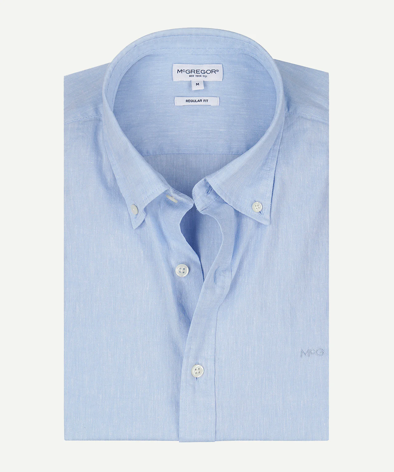 Shirt Cotton Linen | Light Blue - Image 7