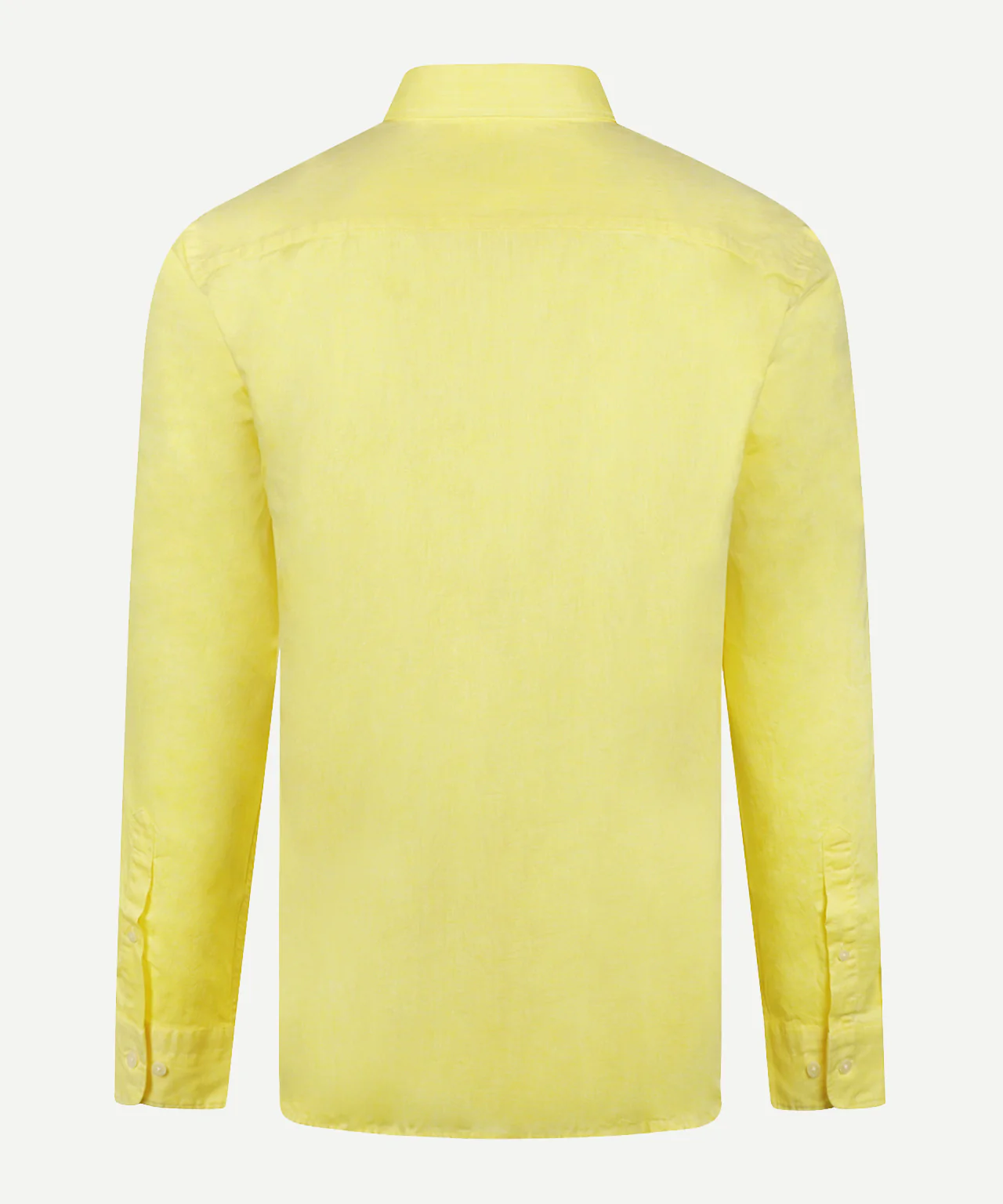 Cotton Linen Shirt | Light Yellow - Image 4