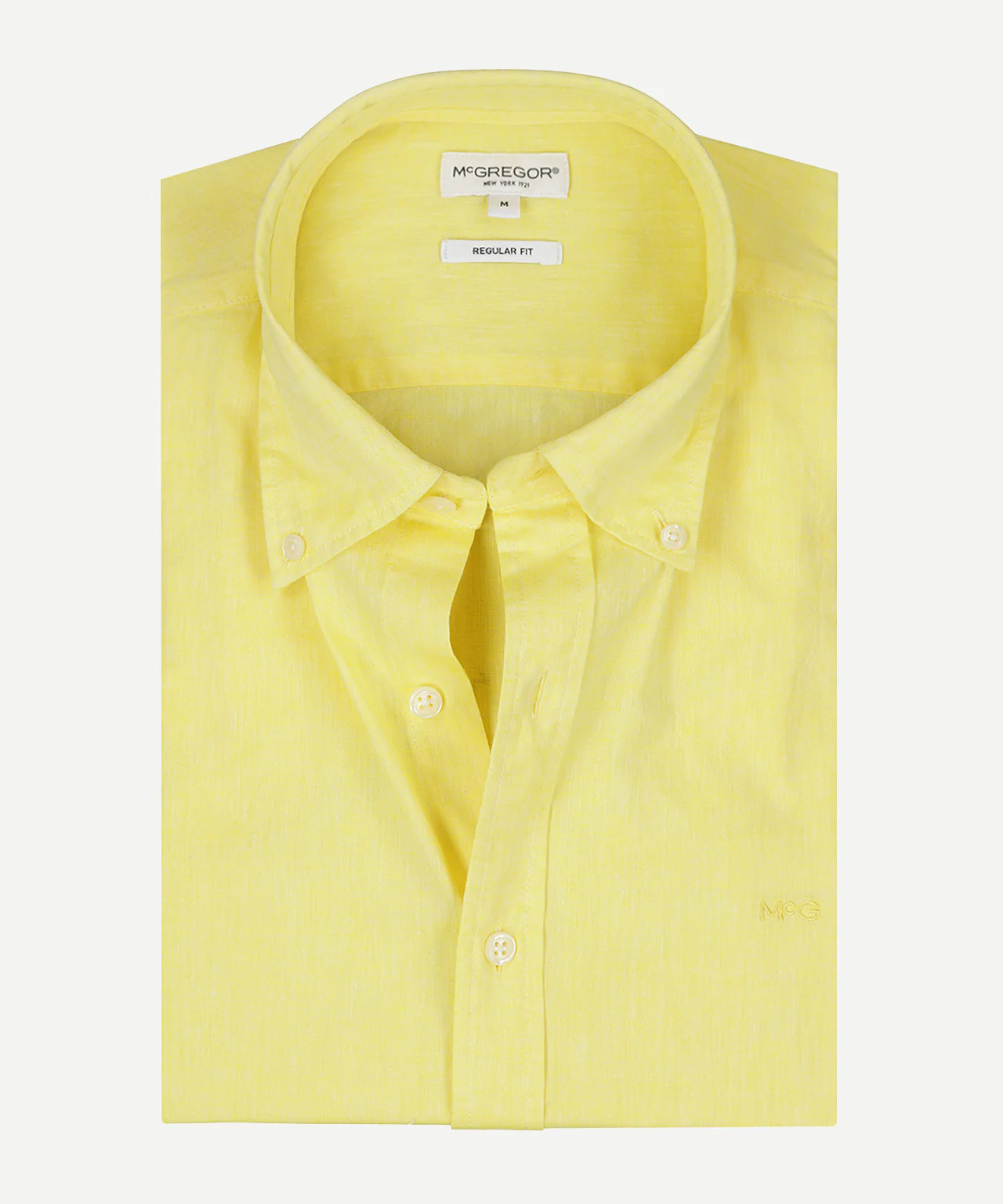Cotton Linen Shirt | Light Yellow - Image 7