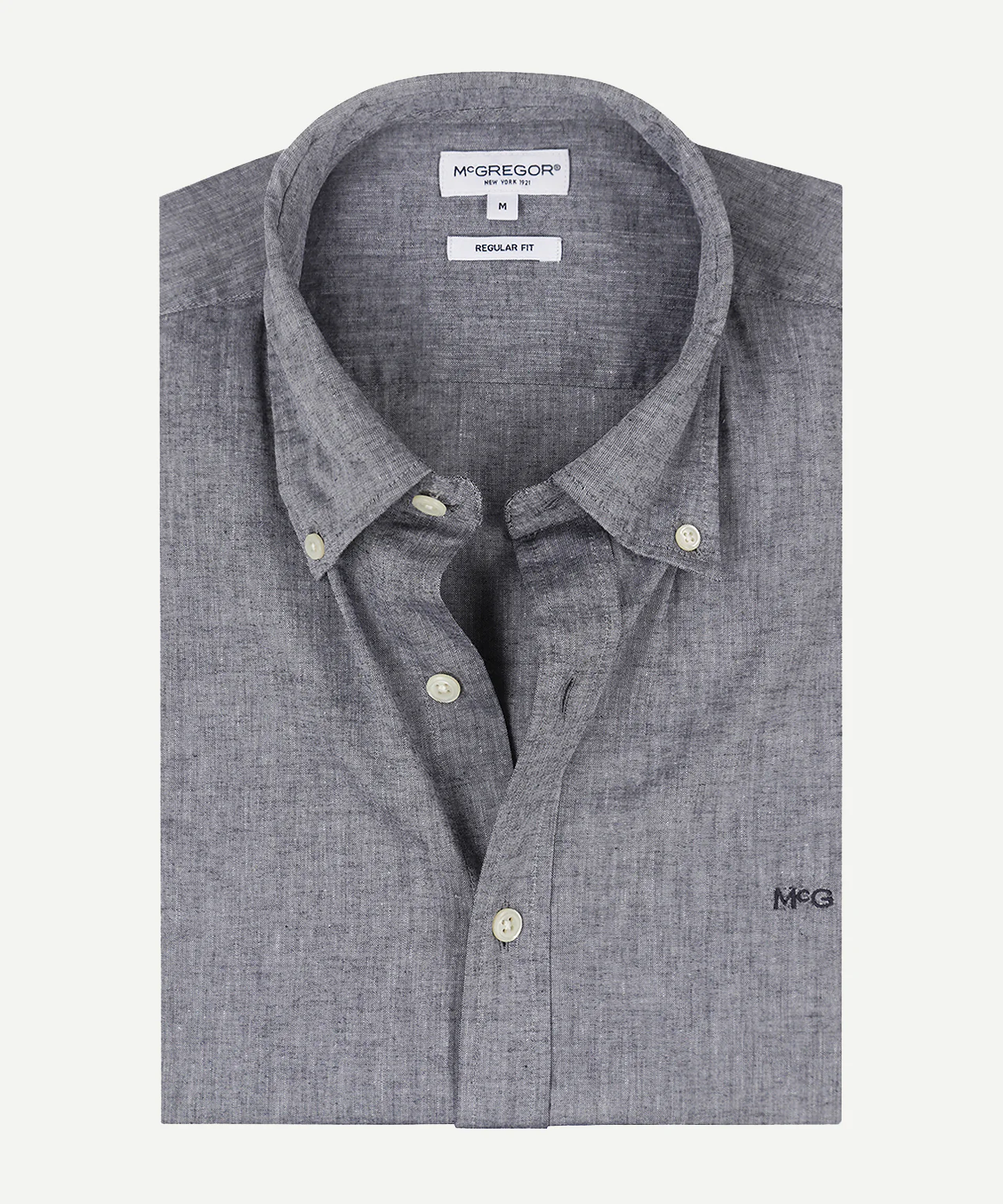 Shirt Cotton Linen | Navy - Image 7