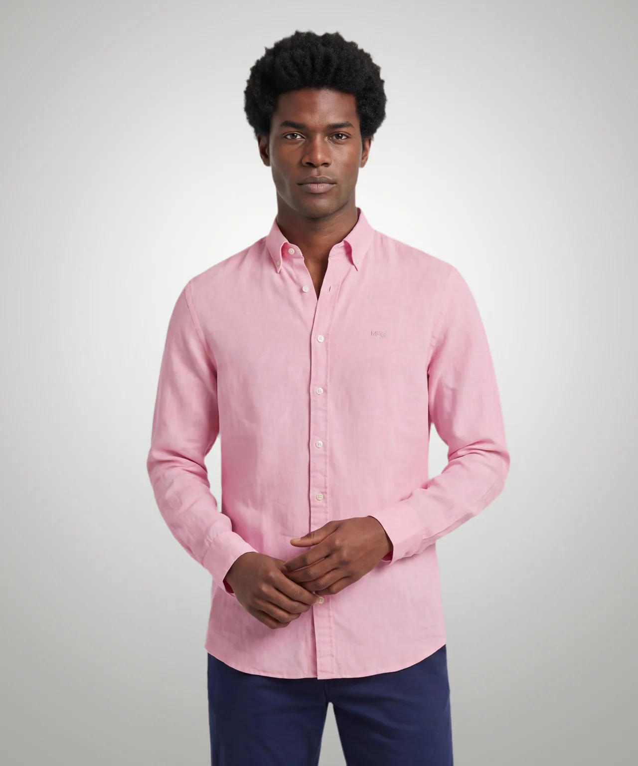 Shirt Cotton Linen | Pink