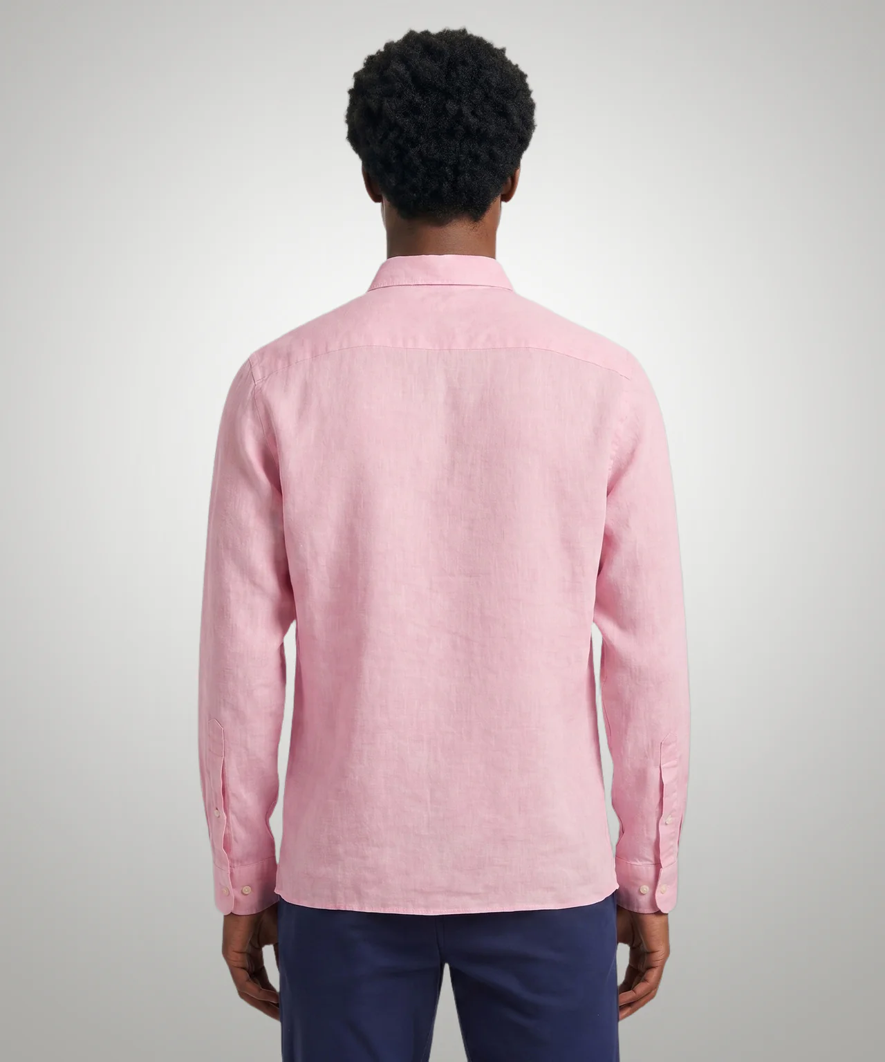 Shirt Cotton Linen | Pink - Image 3