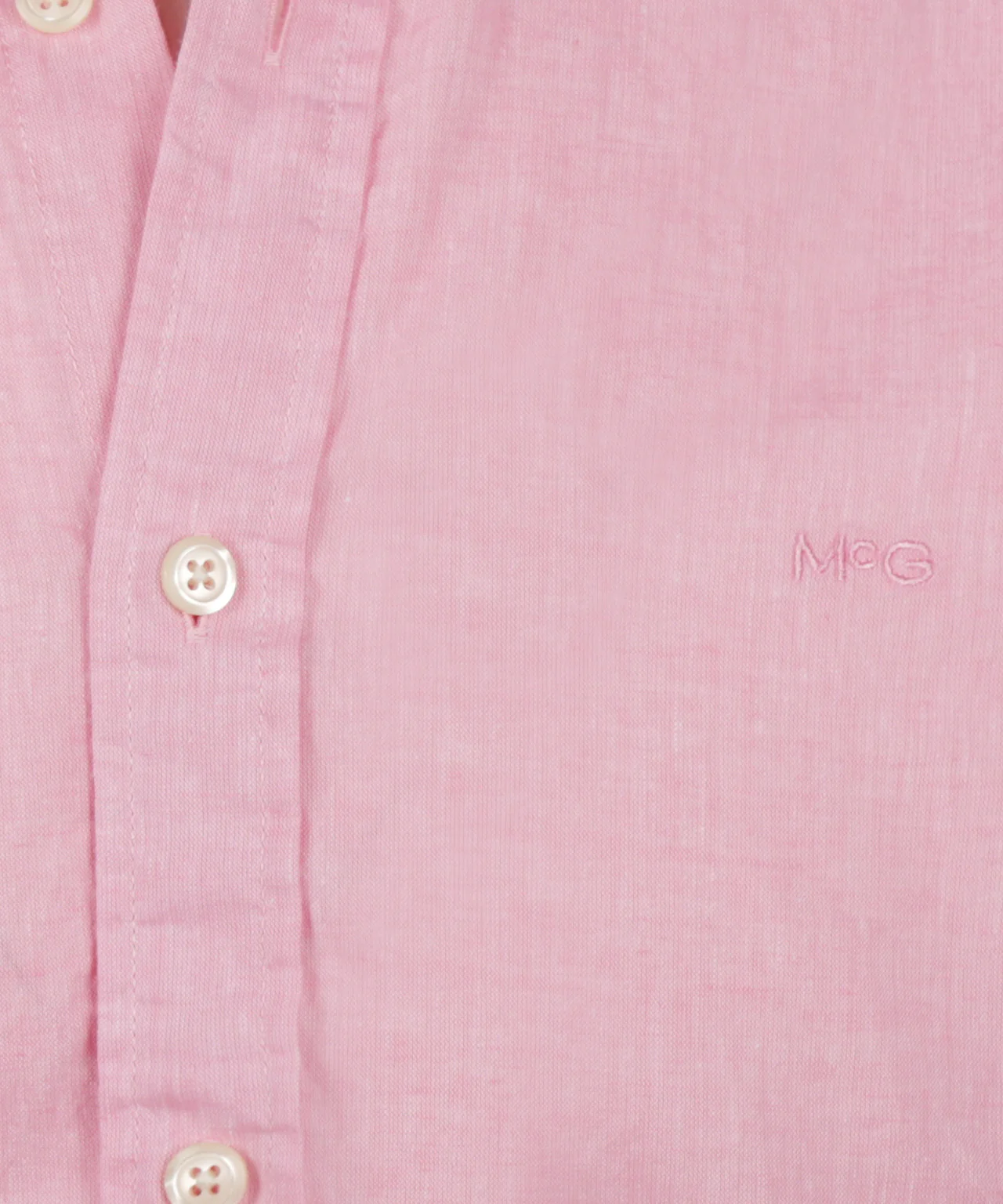 Shirt Cotton Linen | Pink - Image 6