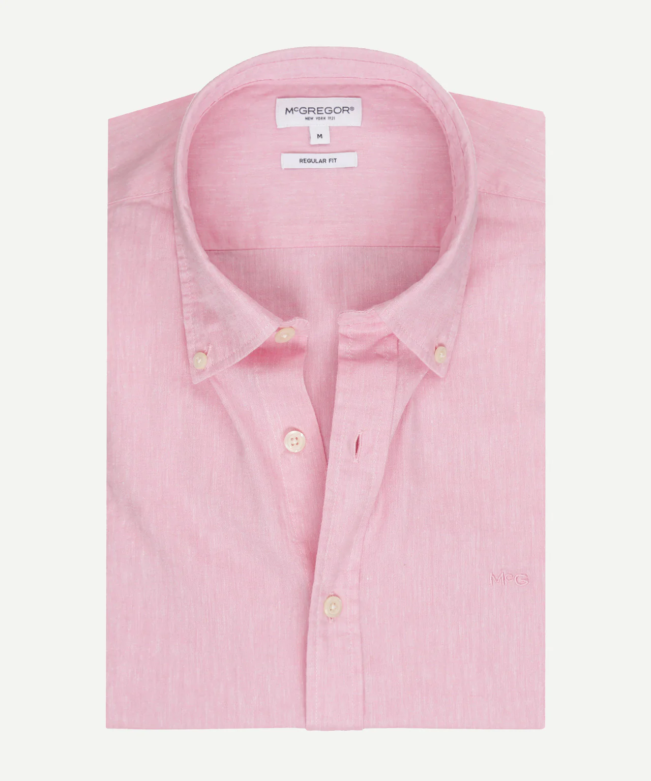 Shirt Cotton Linen | Pink - Image 7