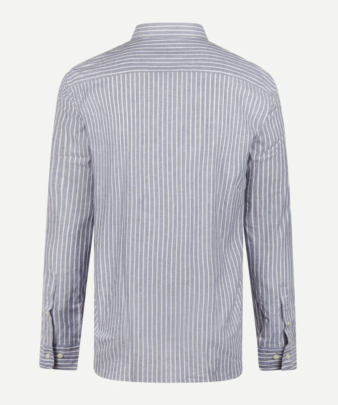 Shirt Cotton Linen Stripe | Indigo - Image 4