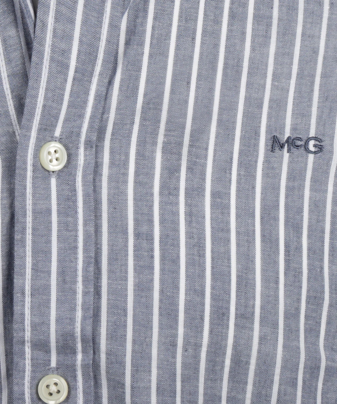 Shirt Cotton Linen Stripe | Indigo - Image 6