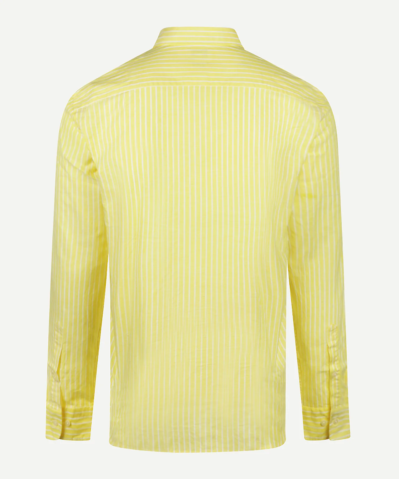 Shirt Cotton Linen Stripe | Light Yellow - Image 4