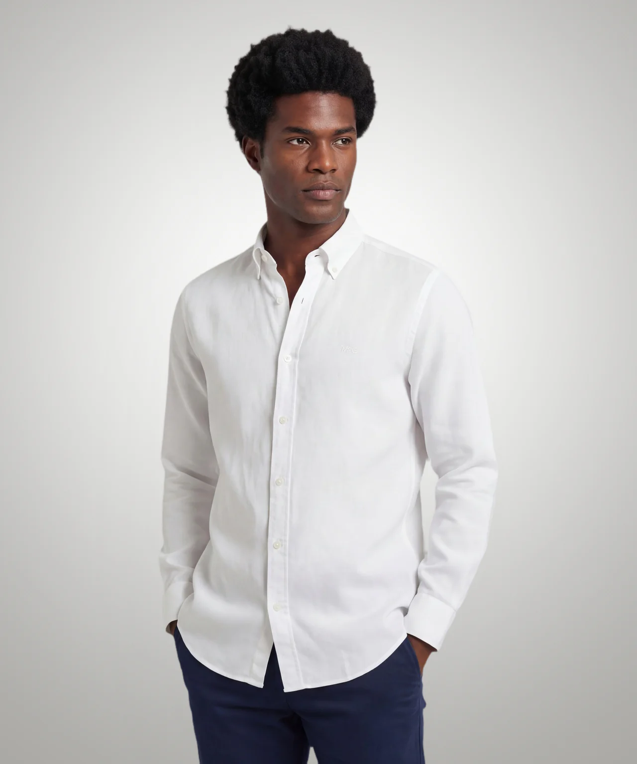 Shirt Cotton Linen | White