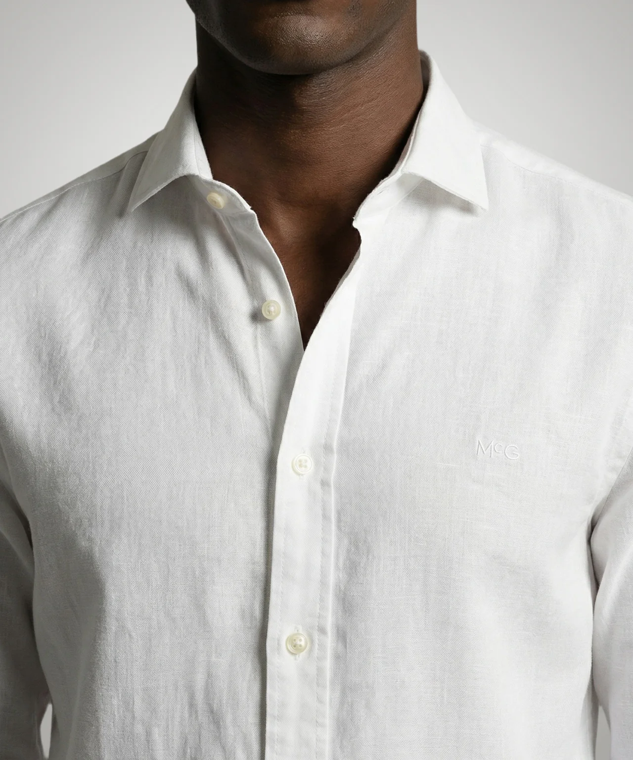 Shirt Cotton Linen | White - Image 5
