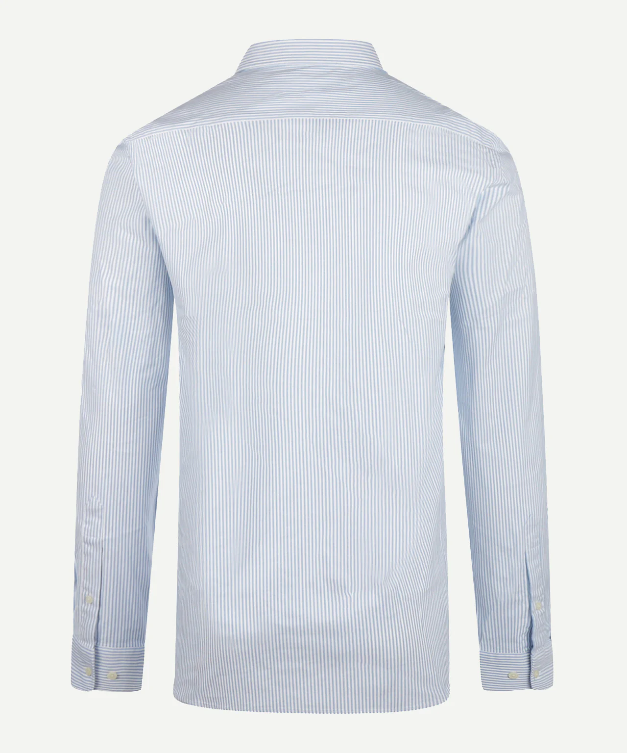 Oxford Shirt Narrow Stripe | Light Blue - Image 4