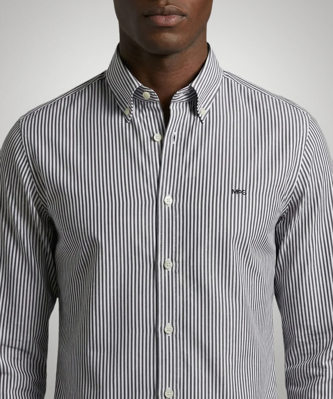 Shirt Poplin Stripe | Navy - Image 5