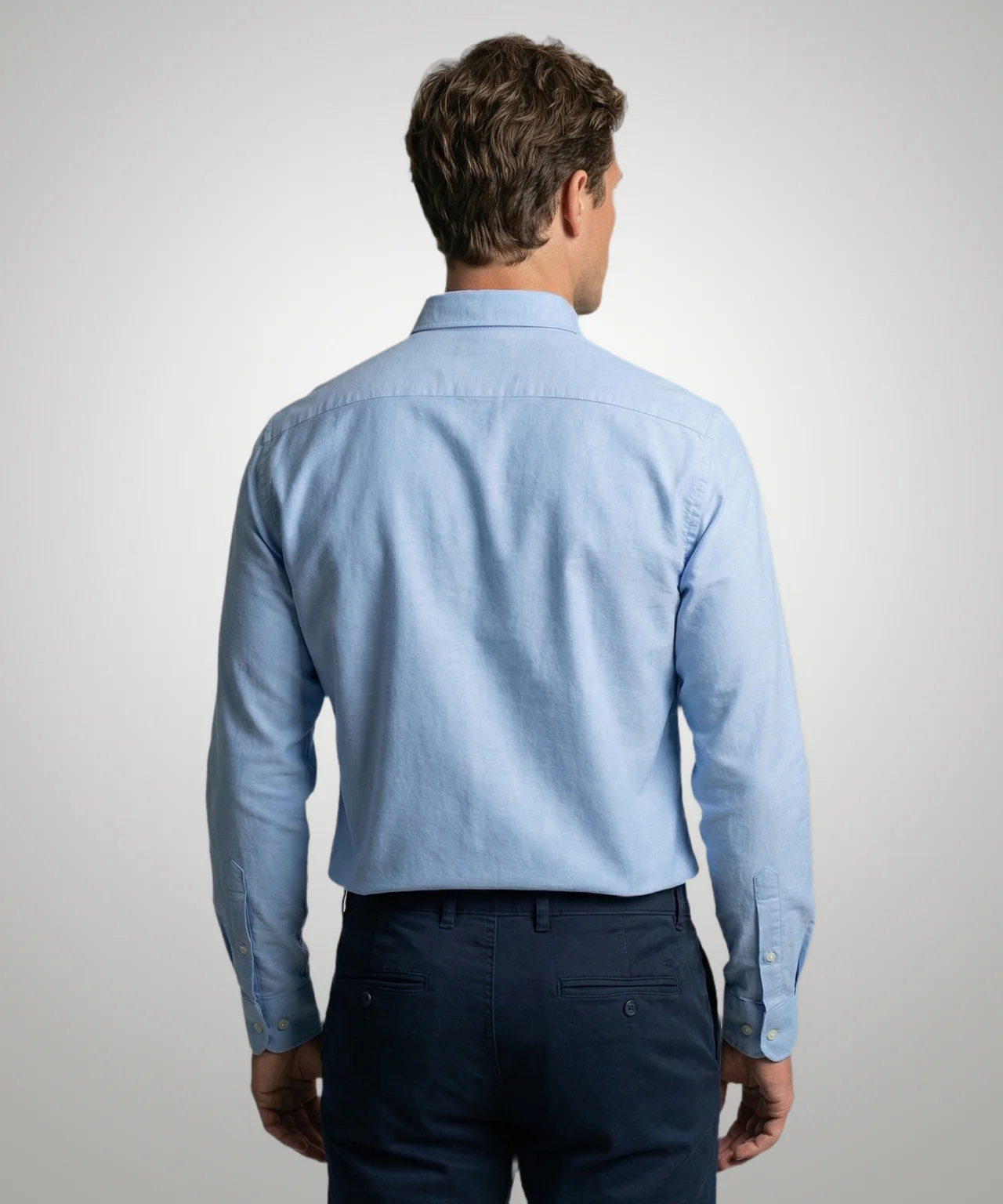 Stretch Piqué Shirt | Light Blue - Image 3