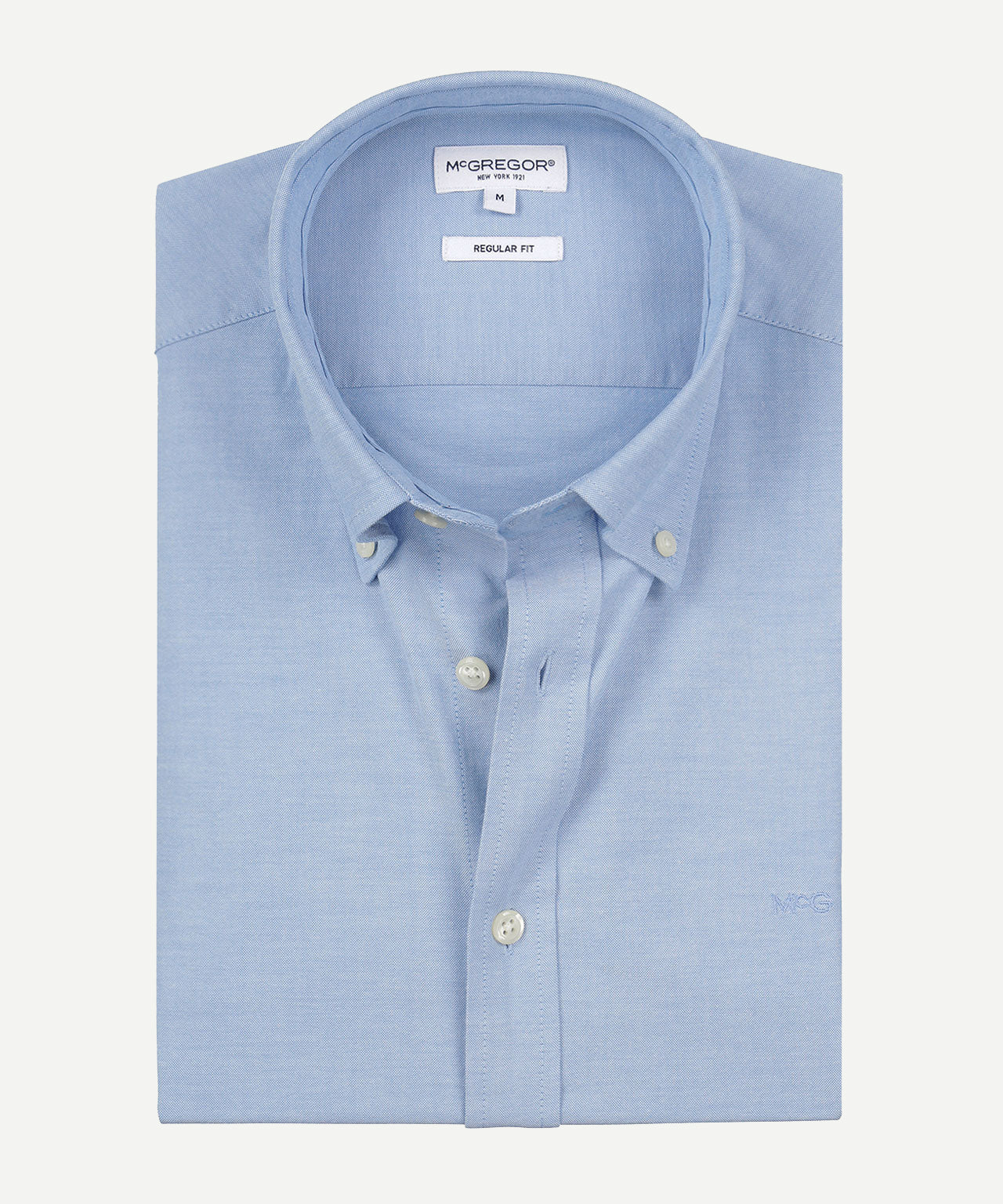 Stretch Piqué Shirt | Light Blue - Image 7