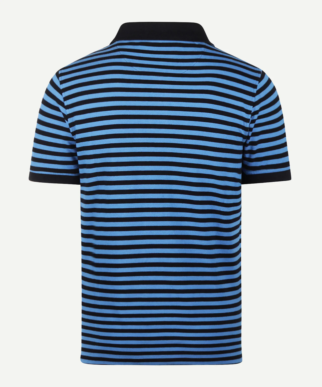 Piqué Polo Stripe | Medium Blue - Image 4