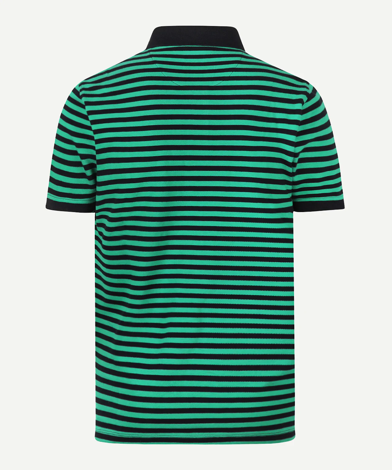 Striped Piqué Polo | Medium Green - Image 4