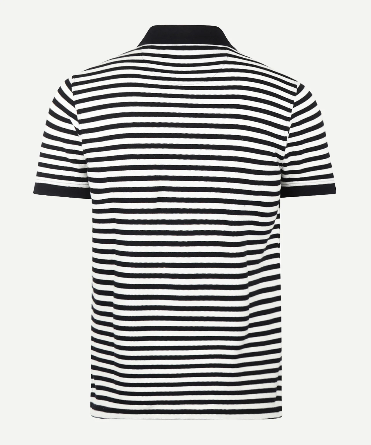 Piqué Polo Stripe | Off White - Image 4