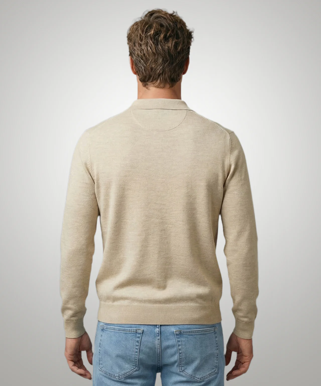 Polo Sweater Merino Wool | Kit - Image 3