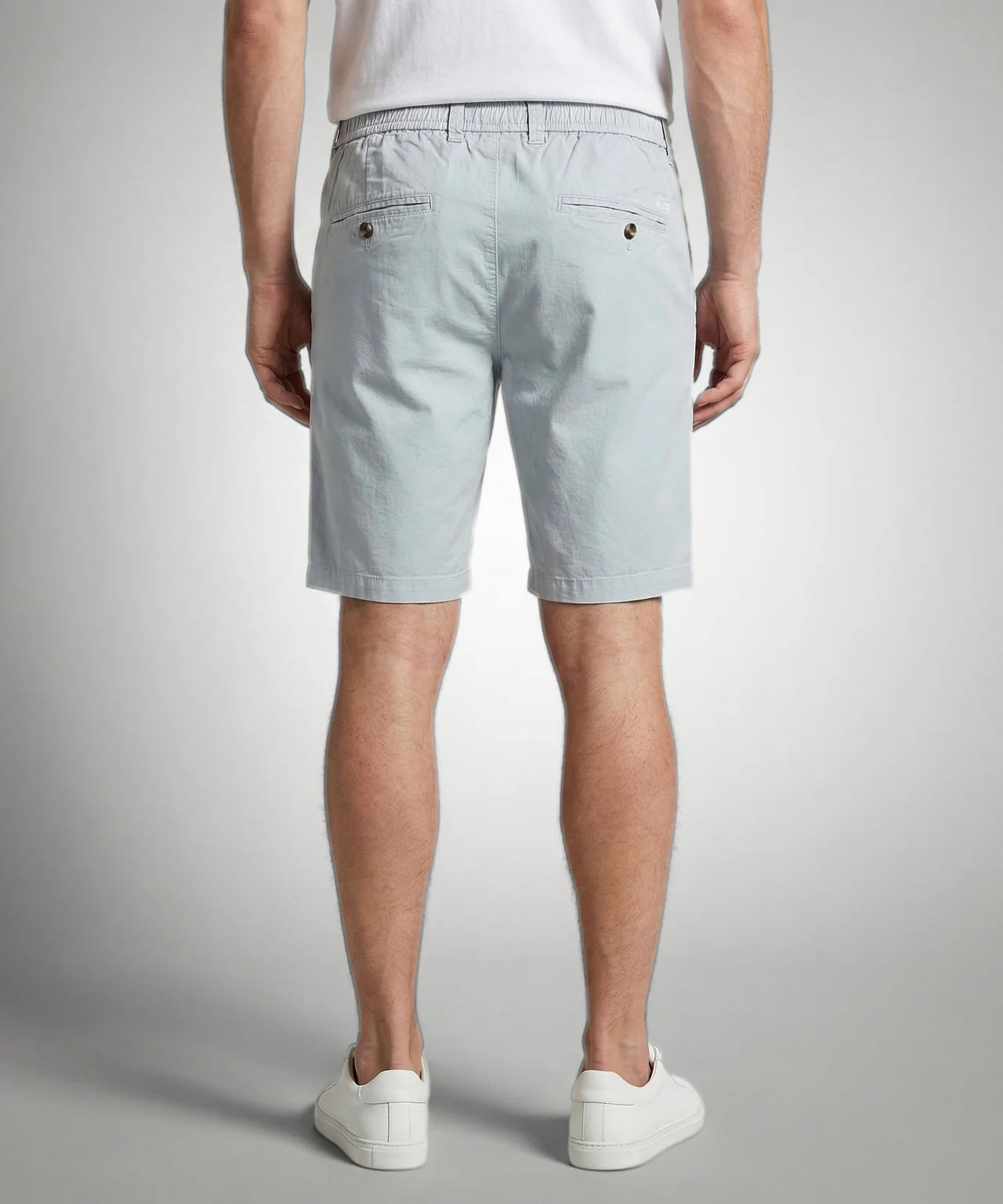 Poplin Shorts | Light Blue - Image 3